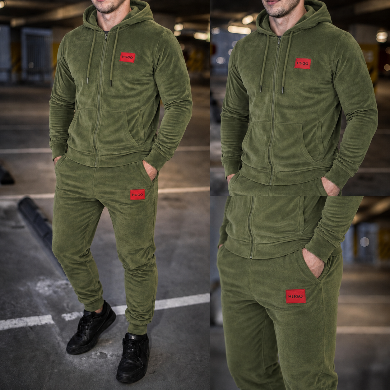 Hugo boss veliūrinis kostiumas