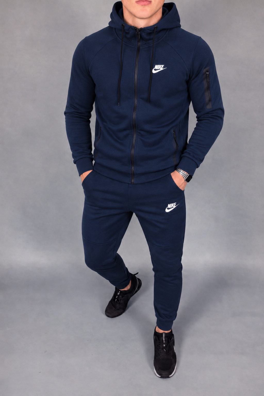 Nike mėlynas laisvalaikio kostiumas