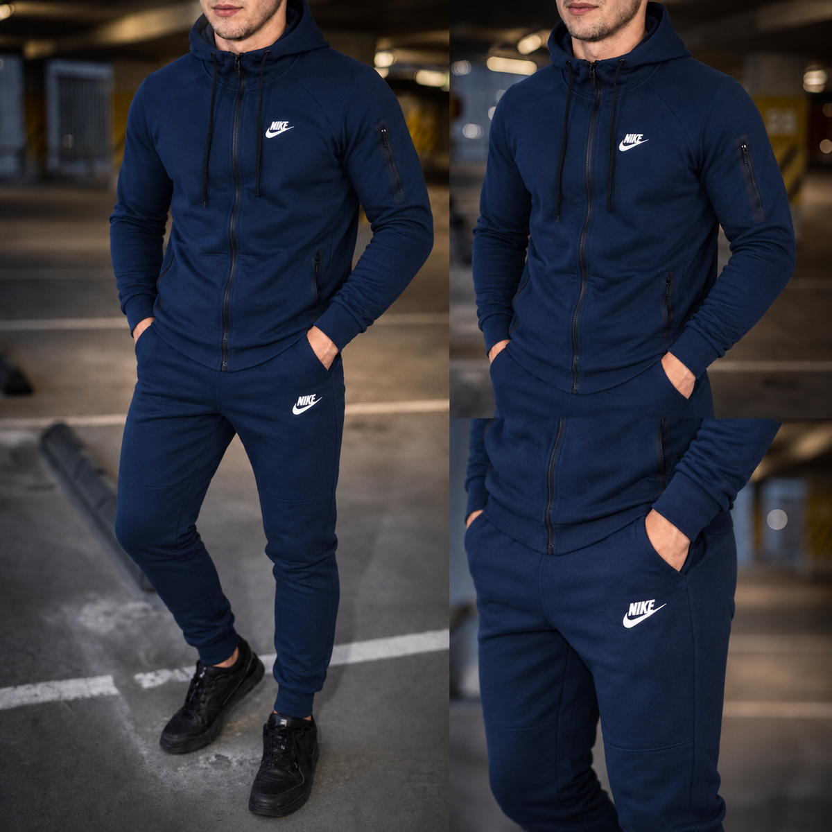 Nike mėlynas laisvalaikio kostiumas