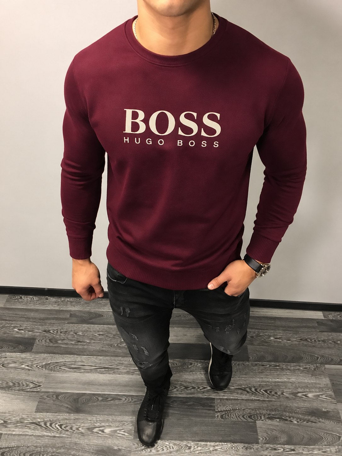 Boss laisvalaikio megztinis