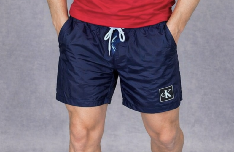 Mėlyni Calvin Klein maudymosi šortai